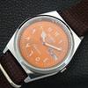 AUTOMATIC VINTAGE REFURBISHED SEIKO 5 6309A JAPAN MENS ORANGE WATCH a442623-1