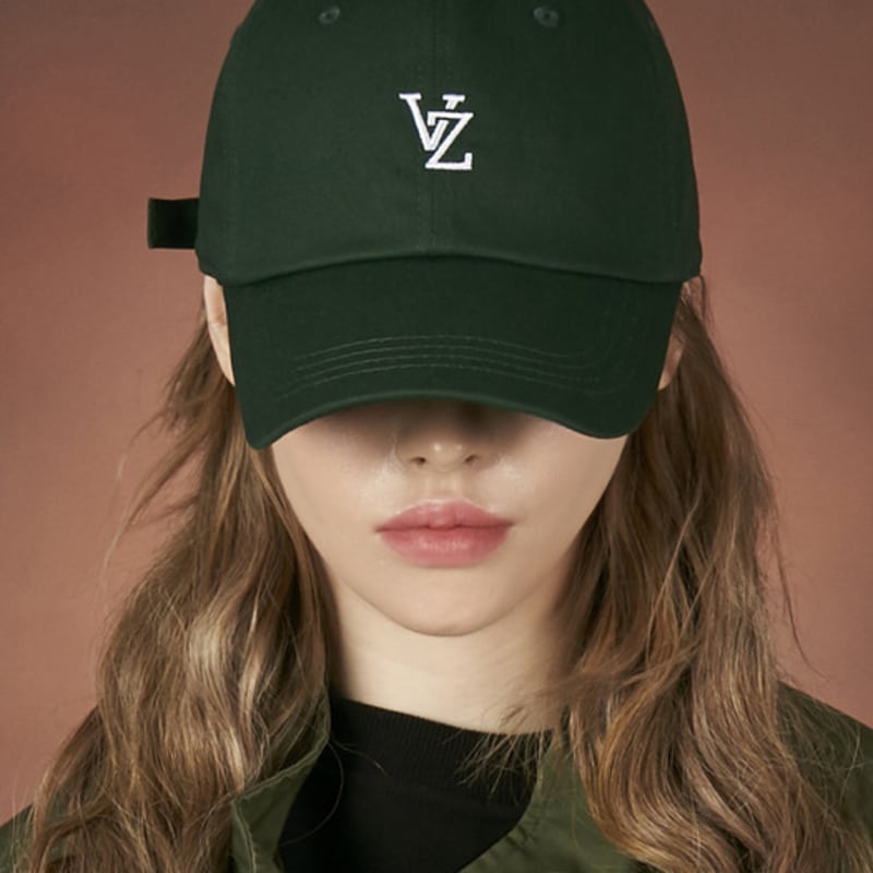 

VARZAR Monogram Soft Overfit Ball Cap Green FREE