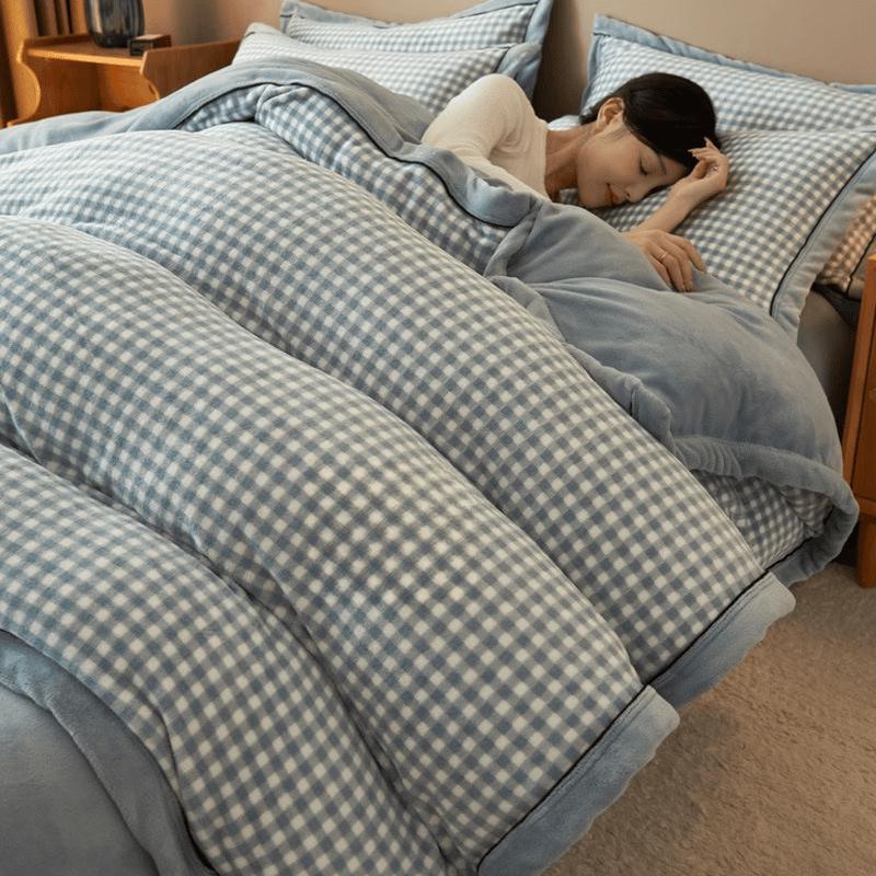 LISM Milk Velvet Quilt Cover