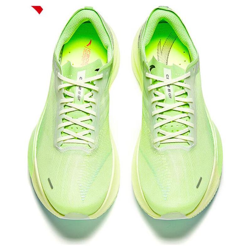Anta C202 5 GT Shock Absorbers Low Top Marathon Running Shoes Men's Green Sneakers 112355560-11
