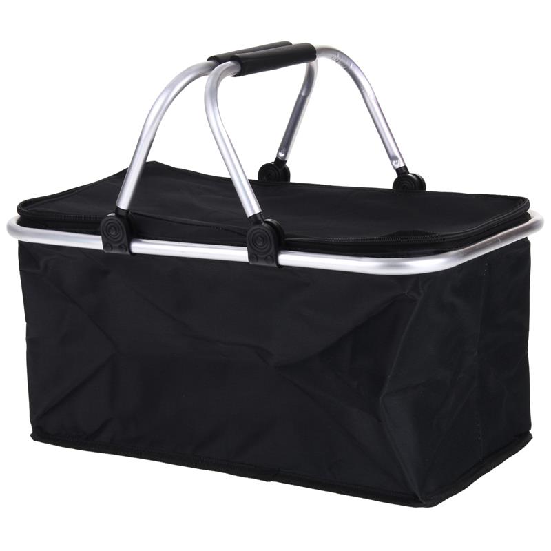 Large Thermal Picnic Bag Beach Cooler Foldable Tourist Basket