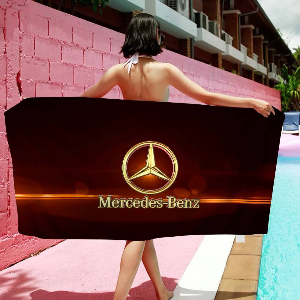 M-Mercedes-B-benz Big Microfiber Beach Towels Quick Dry Towel Sand Beach Towels Pool Towel for Travel Swim Pool Yoga PI8