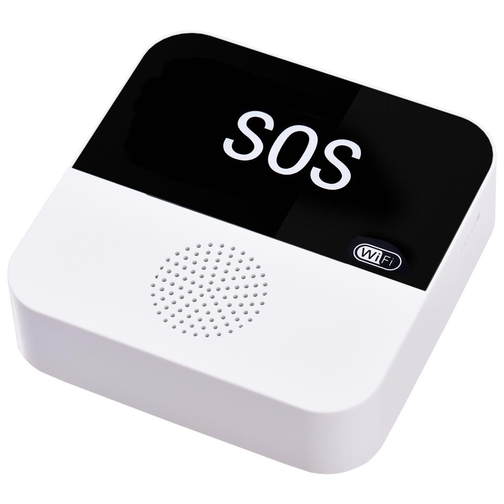 Multifunksjonell WiFi Personsøker Smart Trådløst SOS Medisinsk Alarmsystem Fallvarslingsenhet Sykepleieralarm