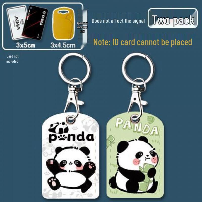 Mini Community Card Case Keychain - ICID Access Protective Sleeve & Bus/Elevator Holder