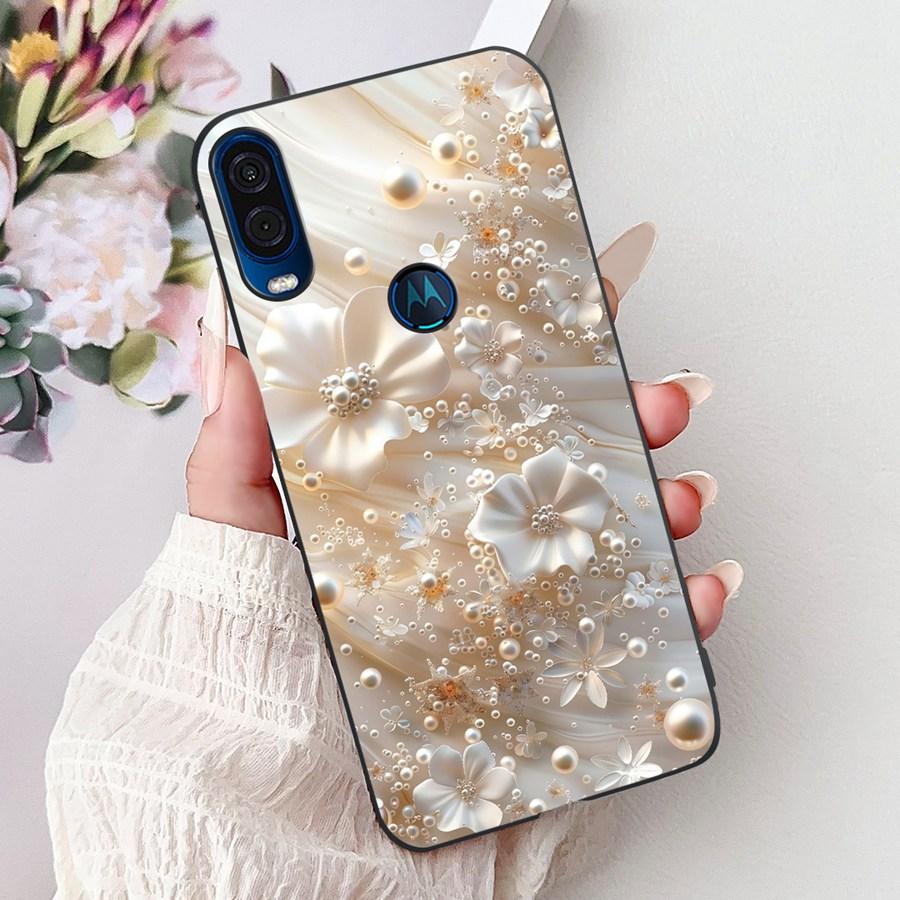 Για θήκη Motorola One Vision Κάλυμμα ONEVision Μοντέρνο Ζωγραφισμένο Σιλικόνης Μαλακό Πίσω Κάλυμμα Για θήκη Motor One Macro Προστατευτικό Κέλυφος