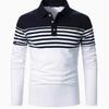 Long Sleeve Polo Shirt, Classic Collar Detail, Versatile for Daily Wear