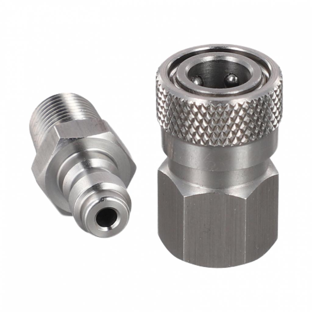 Quick Disconnect Air Connector Set 8mm 1/8 NPT Thread for Easy Maintenance