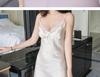 Ice Silk Nightgown: Sexy Camisole Pajamas, Pure Desire Style, Lightweight Lingerie for Spring & Summer