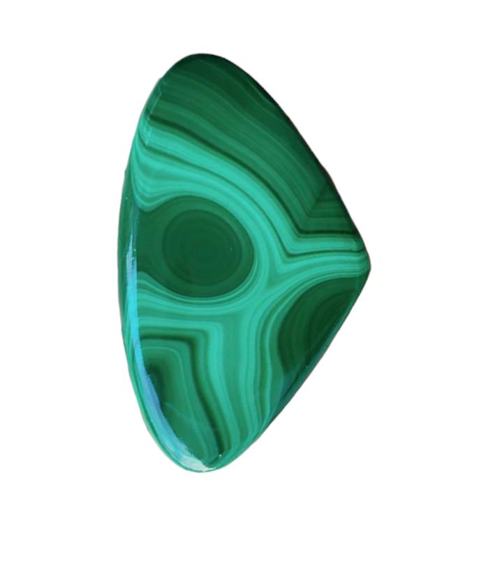 91.25 Carat, Natural Malachite Cabochon, Healing Gemstone, Loose Stones, Malachite Cabochon, 47x29x6 MM Size Cabochon.