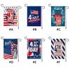 Patriotic One Nation Under Welcome Garden Flag Inch Double Sided Independence Day Memorial Day Outdoor Decoration Banner