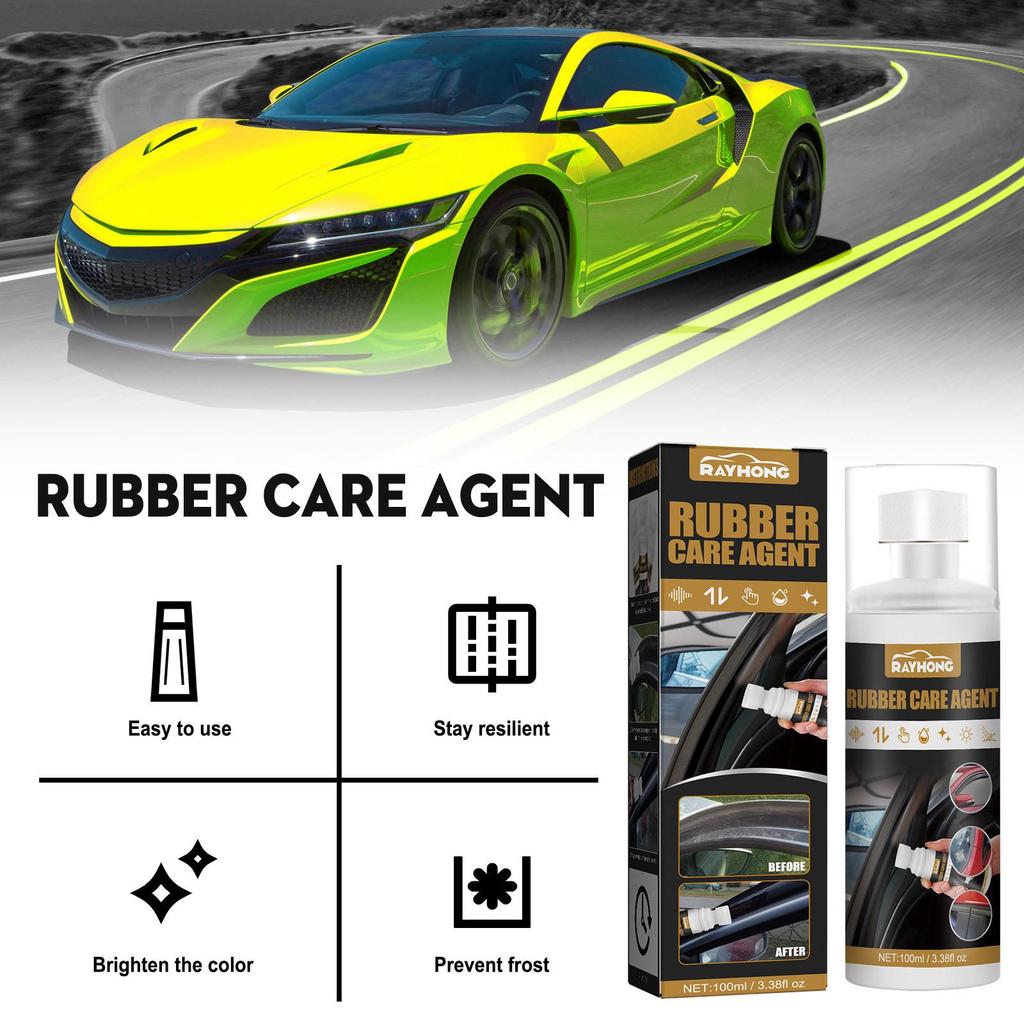 Rayhong Rubber Protectant: Anti-Aging, Polishing, Cleaning, and Stain Removal for Car Rubber