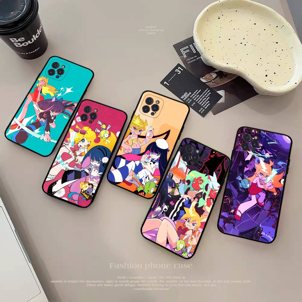 Panty Stocking G-Garterbelt Phone Case For IPhone 17 16 15 14 13 12 Mini 11 Pro Plus Soft Silicone Cover