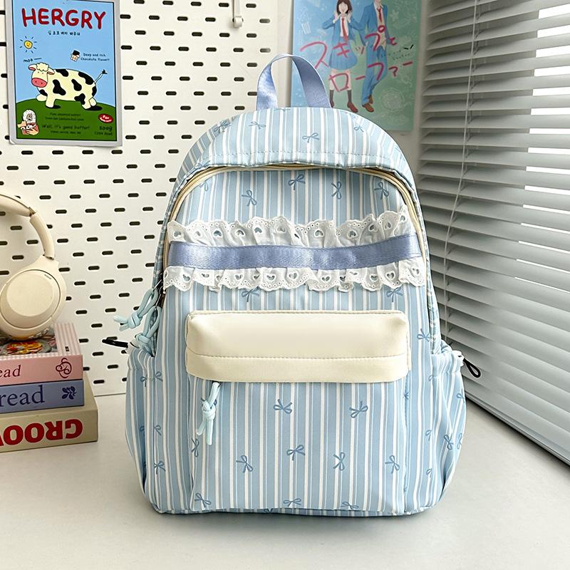Schoolbag cute girl foreign style backpack Japanese small fresh casual light backpack student schoolbag college style travel bag