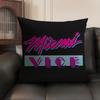 M-Miami Vice Movie Cool Cushion Cover Natural Linen Organic Fabric Double-Sided Printing Sofa Home Decor Gift Pillow Case