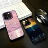 Night Water Dream Art Black Candy Silver Phone Case Phone Case For iPhone17,16,15,14,13,12,11 Plus,Pro Max