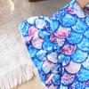 Dress For Kids 1-8 Years Old Girls Birthday Fashion Ruffled Sleeve Mermaid Print Cute Princess Dresses