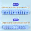 Mathematical decomposition ruler, numerical addition and subtraction, arithmetic teaching tool