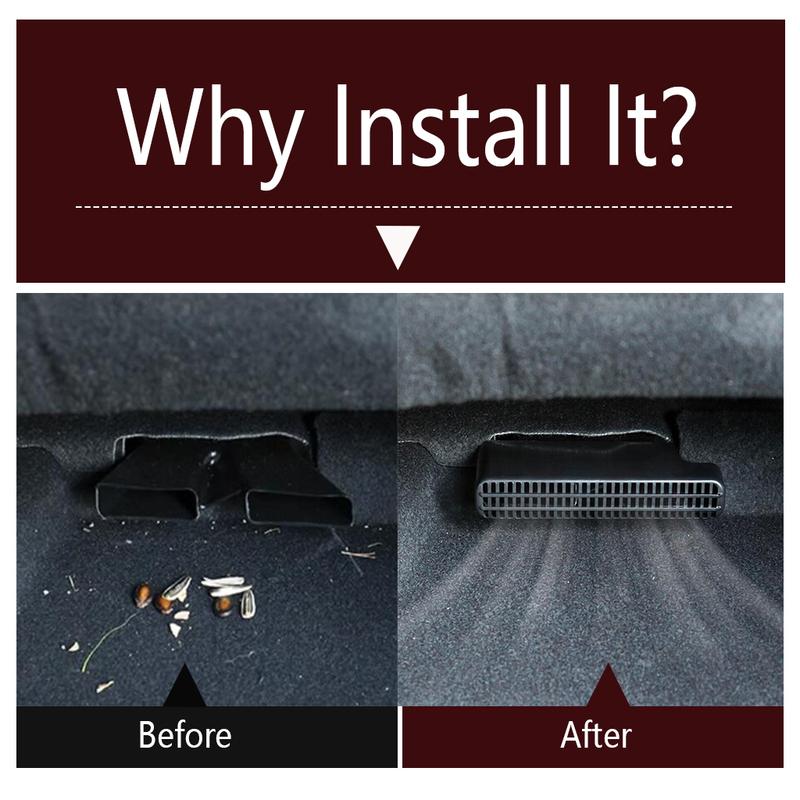 For GEELY GALAXY E5 / EX5 2024 2025 Accessories Car Under Seat Floor Air AC Conditioning Vent Outlet Vent Dust Cover Protection