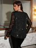 Women's Elegant Lace Wave Long Sleeve T-shirt 2026