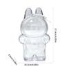 Shatterproof Dustproof Case for 3rd Gen Anime Figure Doll Clear Doll Protector with Secure Silicone Strap for Easy Use