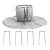 Thermal Insulation for Park Trees Palm Tree Protector, Winter Frost Cover with Drawstring And Ground Stakes, Freeze Protection Wrap