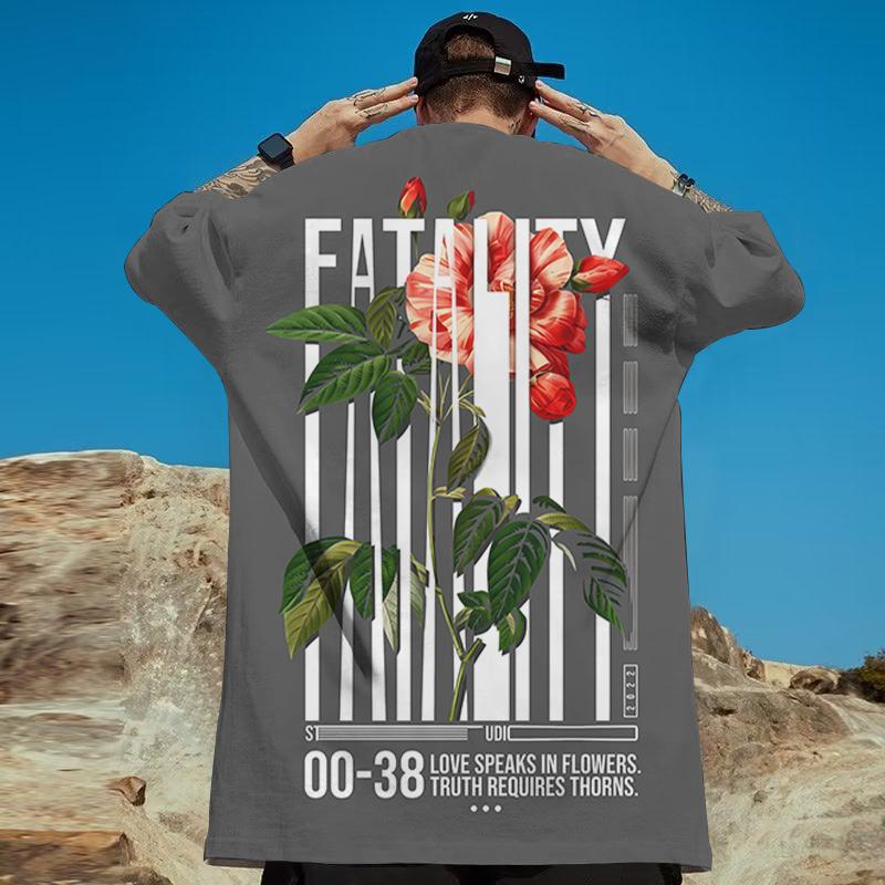 

Новая мужская футболка с принтом, футболка с коротким рукавом для мужчин, уличный хип-хоп, быстросохнущие футболки, пуловер, оверсайз, свободный мужской топ XXXXXL