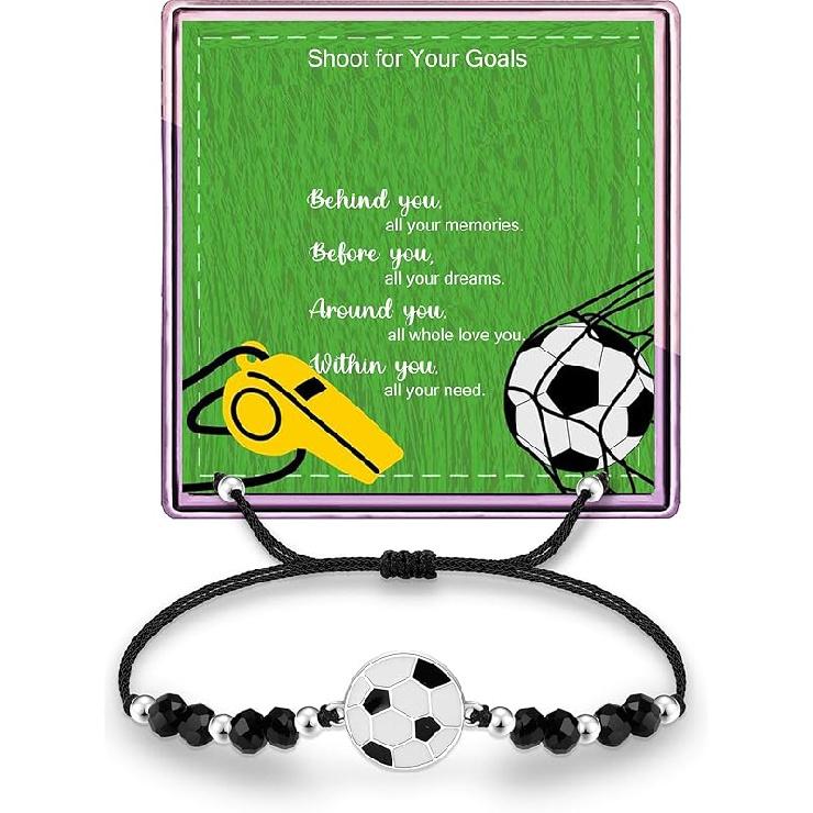 Soccer Gifts Soccer Bracelet Soccer Necklace Soccer Player Gifts Soccer Gifts Always Remember You are Braver Than You Think Soccer Things Soccer black soccer bracelet