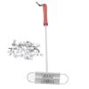 BBQ Branding Iron English Letters Stainless Steel Steak Branding Iron with Wooden Handle for Grillin