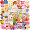 200 Creative Illustrations In English Motivational Passionate Phrases Stickers Decorative Folders, Pencil Case Refrigerators