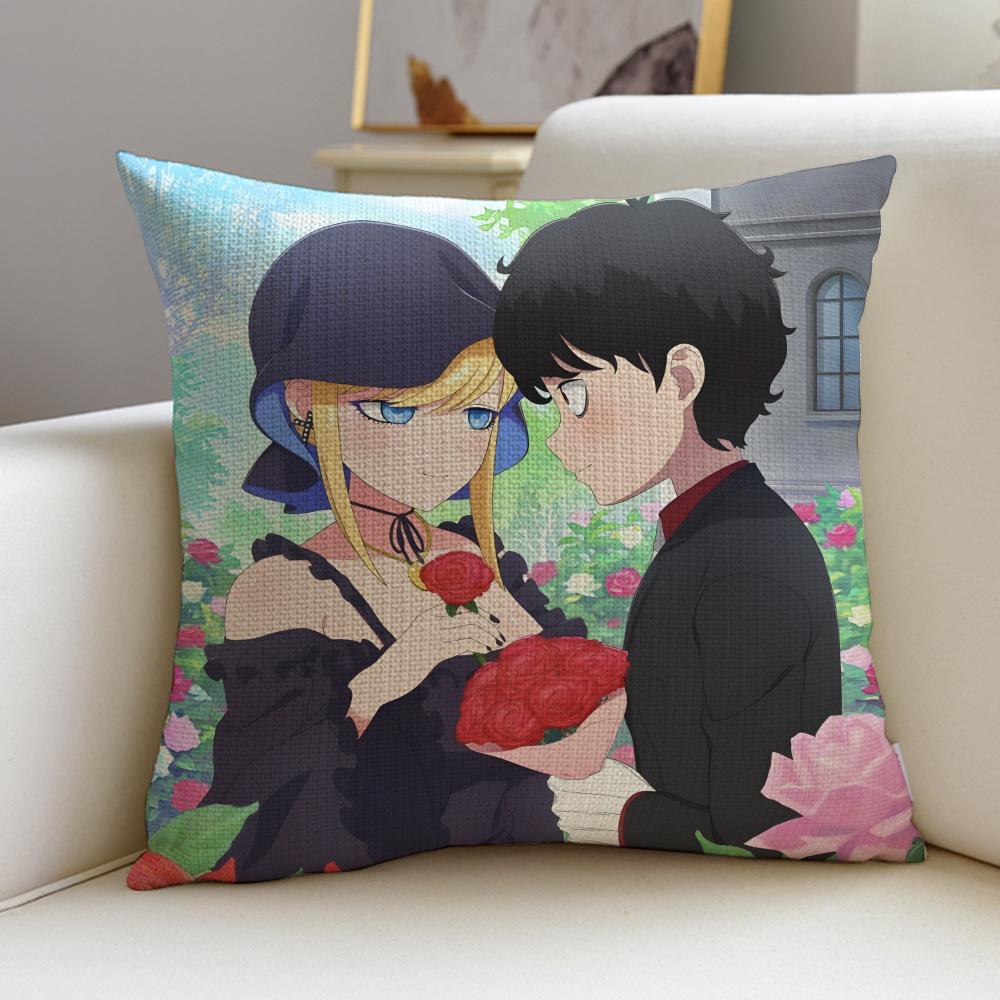 Duke of Death and His MaidS Cushion Cover Breathable and skinfriendly linen pillowcase square removable and washable cushion