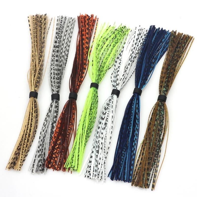 44 Strands/Bundle Squid Silk Skirt Jig Skirts Tying Component Buzzbaits Squid Skirt Tying Component Fishing Accessory