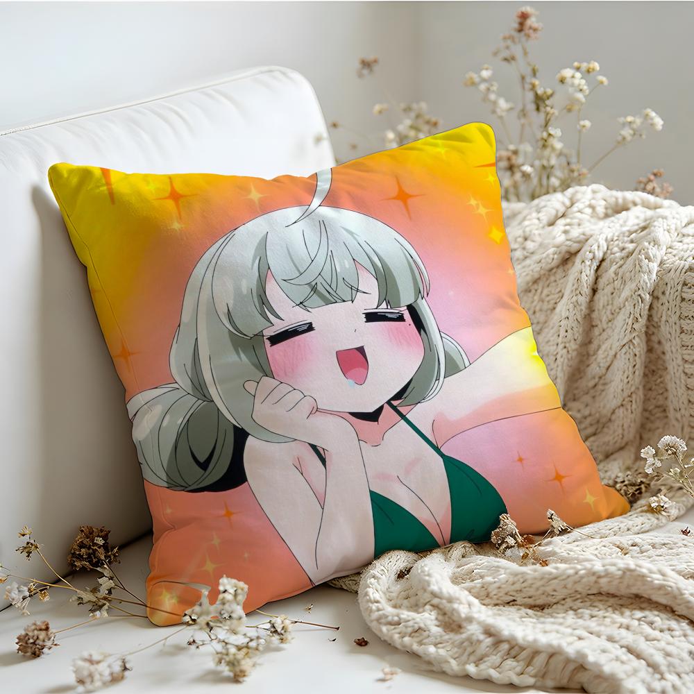 Cushion Cover Linen SkinFriendly Soft Decorative Case for Sofa Home Decor Sexy Anime AAraga Kiwi Pillow Cover