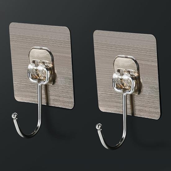 5Pcs Organisation Kunststoff Nützliche Selbstklebende Mehrzweck Lagerung Klebrige Haken Hängen Haken