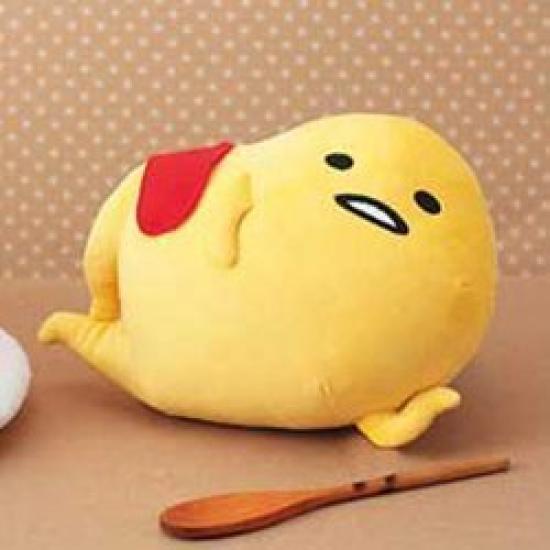 

Gudetama Omelette Lying Down Big Plush Toy & [A. Omelette] (Single Item)