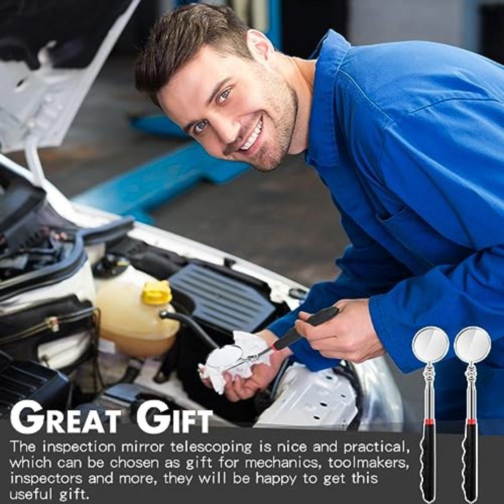 360 Swivel Inspection Mirror High-definition Detection Lens Telescopic Mirror Car Maintenance