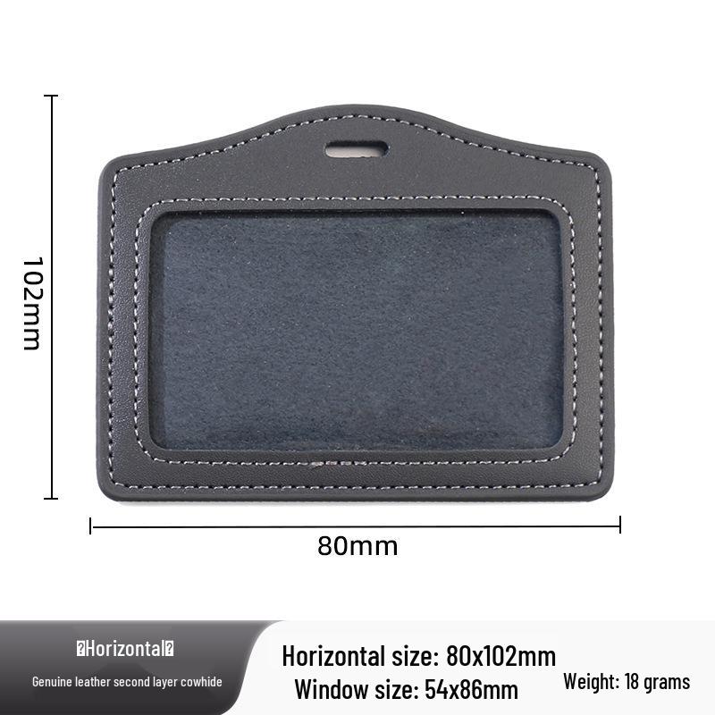 Genuine Leather Card Holder for ID & Documents