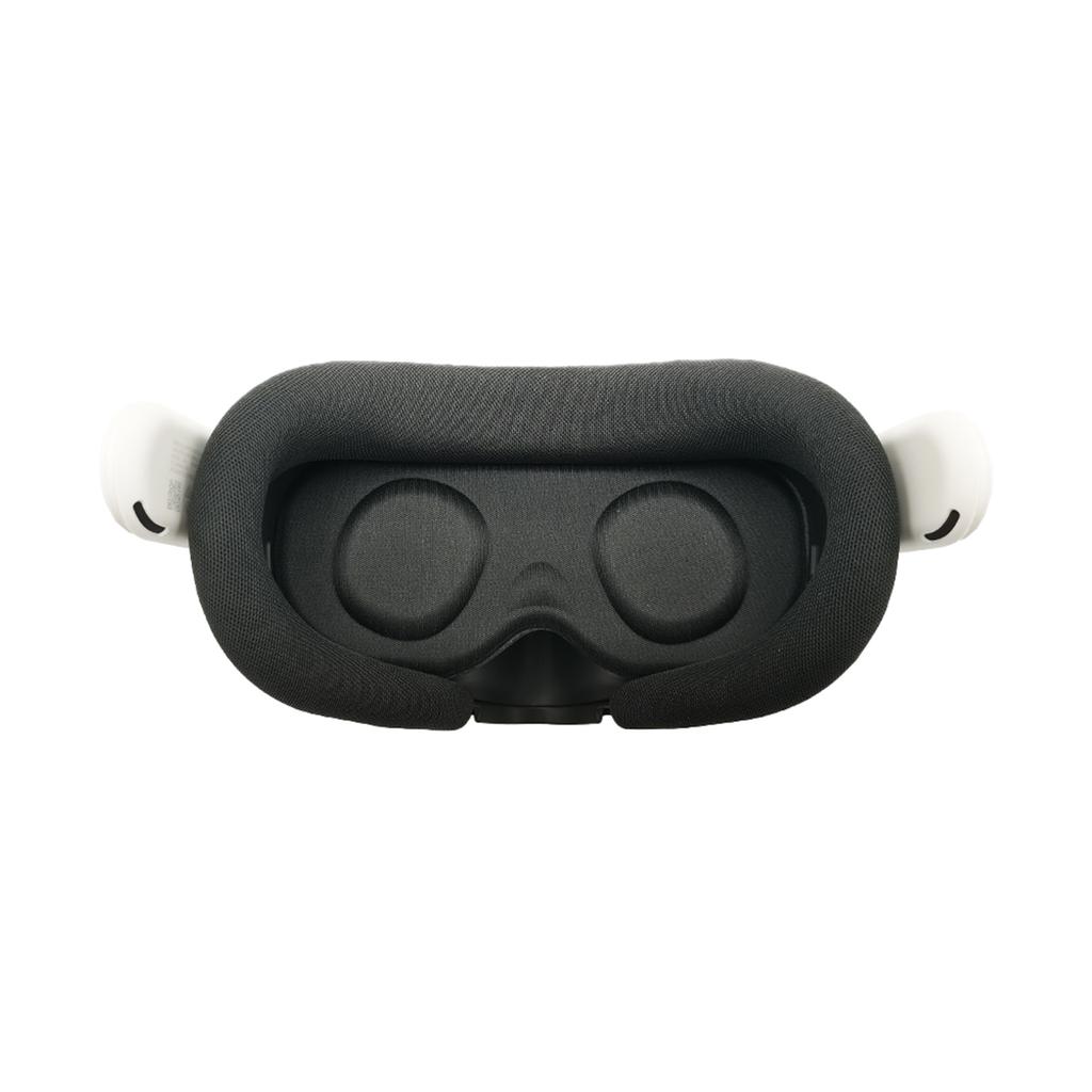Face Cushion Cover for Quest 3 Face Pad with Lens Covers Protectors Washable VR Silicone Covers