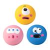 3Pcs Cartoon Expression Stress Ball Anxiety Relieving Squeaky Squeeze Ball Office