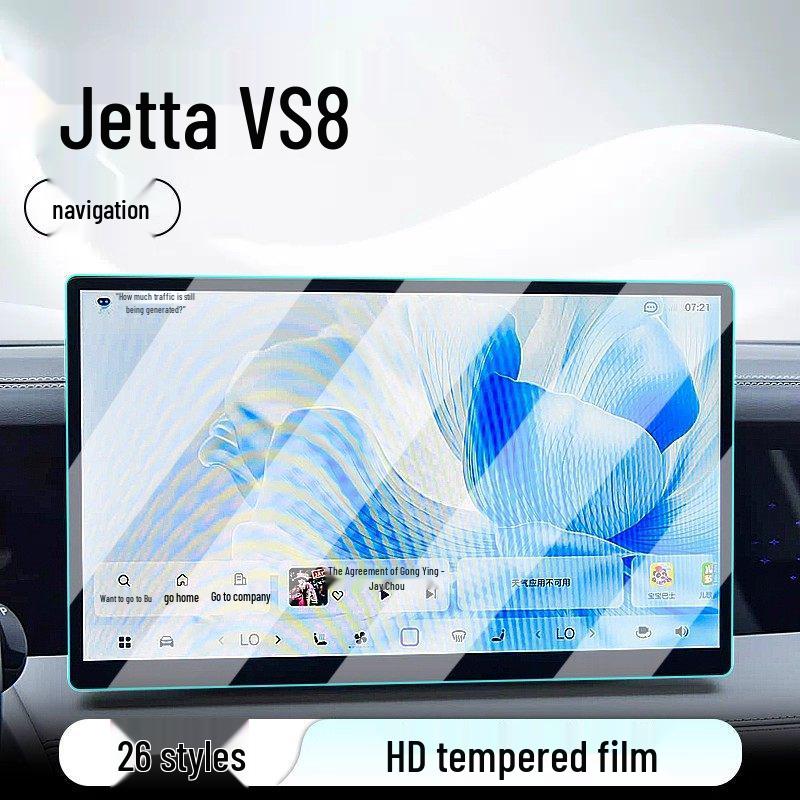 Tempered Film Screen Protector for Jetta VS8 Center Console Navigation Display