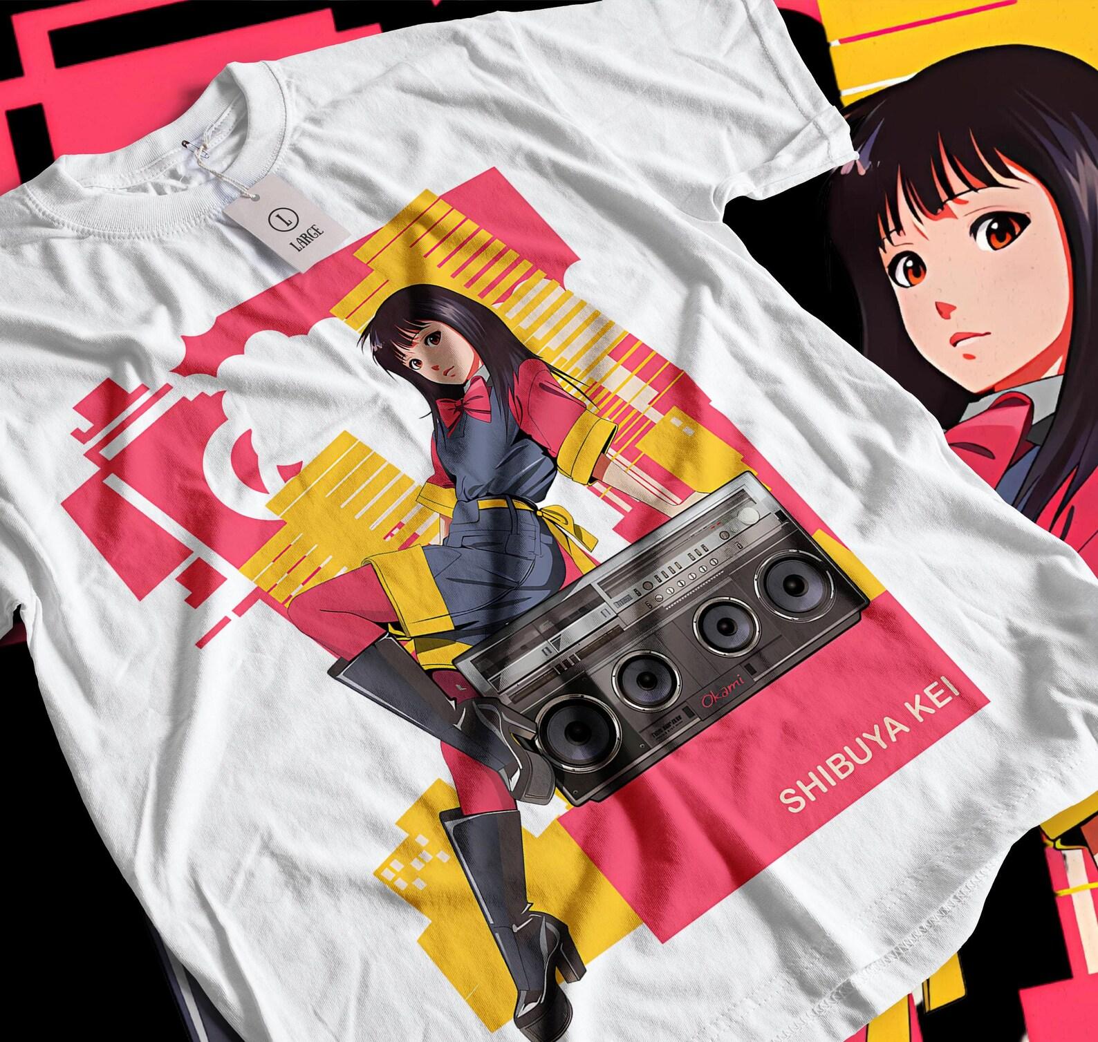 Unisex Waifu Material Anime T-Shirt, Anime Woman Shirt 4XL