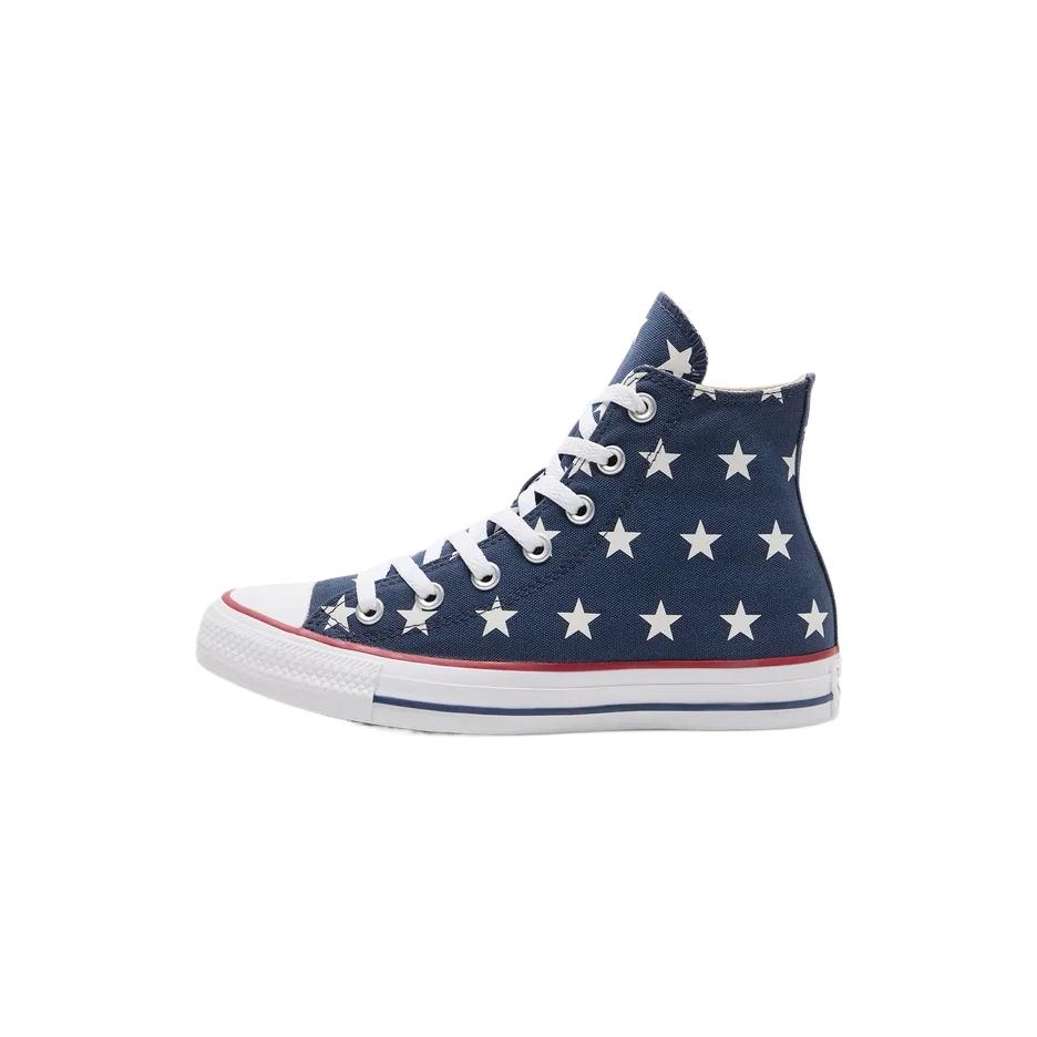 

Converse All Star canvas simple fashion exquisite comfortable high-top sneakers unisex 38 синий