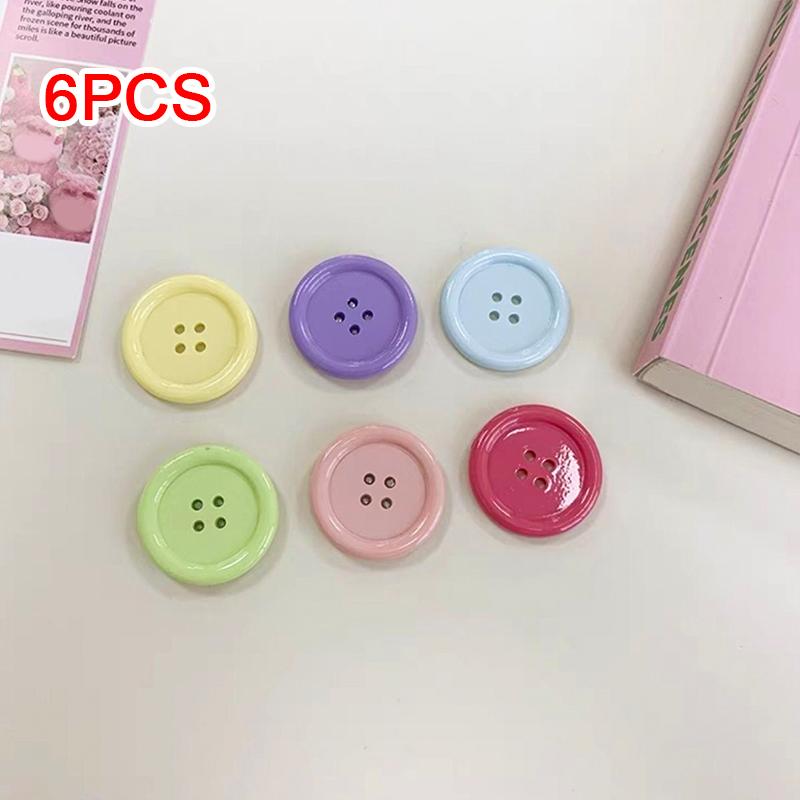 6/12pcs Button Refrigerator Sticker Home Decoration Refrigerator Magnetic Stickers Ins Plastic Refrigerator Sticker Nordic 3cm