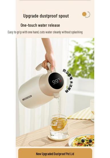 Personalized Large Capacity Stainless Steel Thermos Flask for Home and Dorm Use