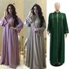 23 Independent Station Diamond Ribbon Loose Middle East Arab Indonesia Large Swing Dress Robe Plus Size Dress Dress