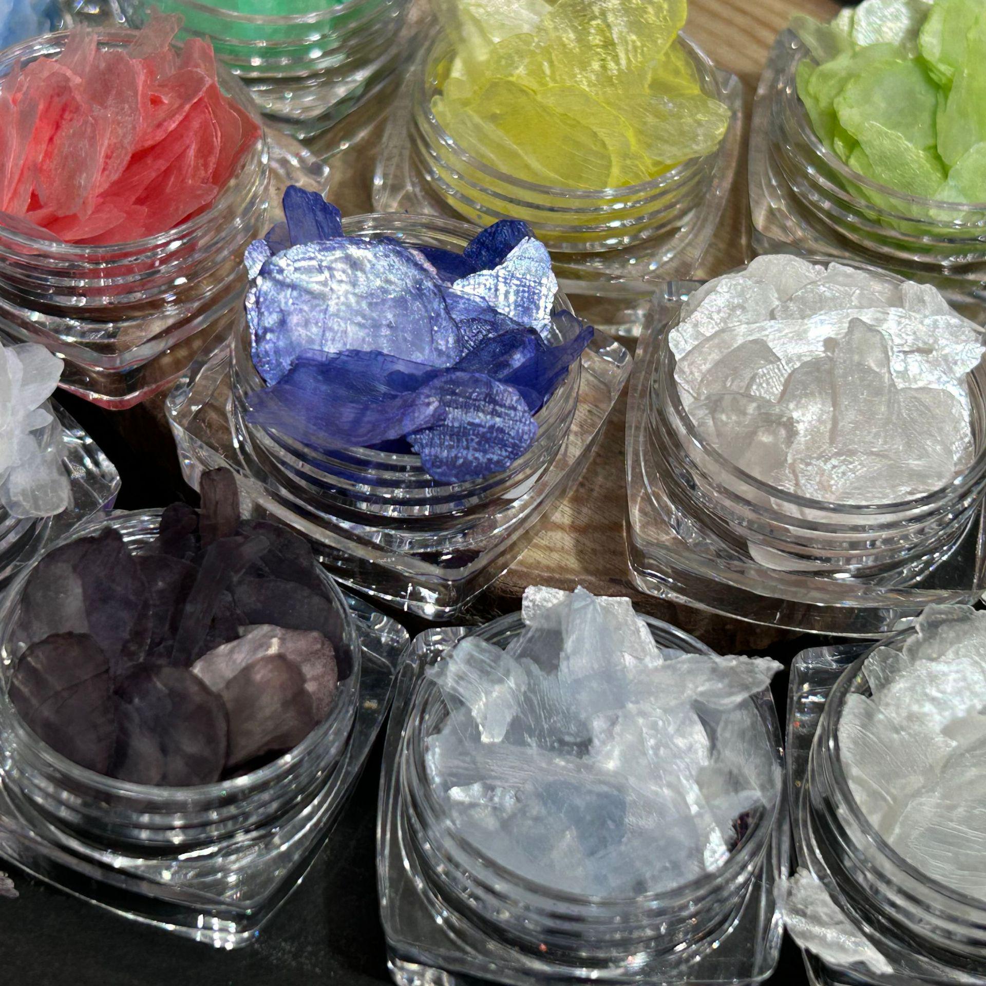 

Mica Flakes for Nail Art & DIY Jewelry: Irregular Thin Shell Pieces 2 g