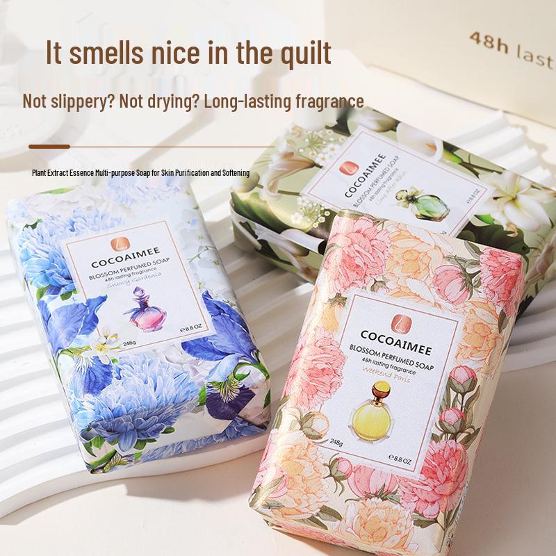 COCOAIMEE Floral Soap Perfume: Long-lasting, Clean Scent, Perfect Shower Companion & Wedding Gift