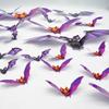 24 ks Halloween 3D samolepky s netopýry Realistické strašidelné samolepky s netopýry Samolepka na zeď Domácí koupelna Vnitřní dekorace