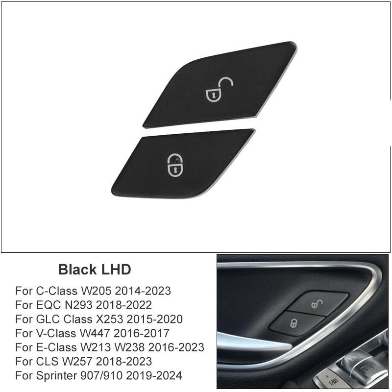 For Rhd Mercedes Car Lhd Benz C Eqc Glc V Class W205 N293 W253 W447 Interior Central Door Lock Unlock Switch Button Cover