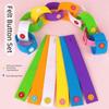 Felt Felt Button Bracelet Diy Montessori Early Education Educational Teaching Aids  Kindergarten
