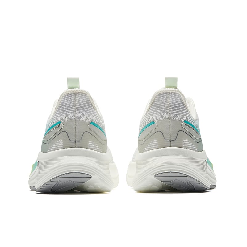 Anta Hydrogen Run 8 Cushioning Abrasion Resistant Low Top Casual Running Shoes Men's White Aqua Blue 112625541-3